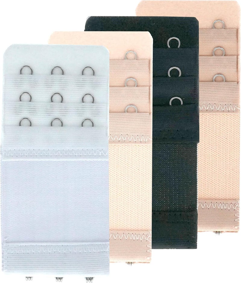 SAMGU Store Bra Extenders 3 Hooks Women's Soft Stretchy Bra Strap Extender Extension - Image 1
